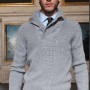 Cardigan grigio Belmonte da uomo