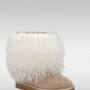 Sheepskin cuff boot