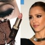 Jessica Alba brown smokey eyes