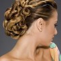 Acconciatura raccolta da sposa 2011 per capelli lunghi