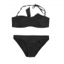 Costume a tinta unita con reggiseno a fascia Zara