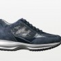 Sneakers Hogan Interactive inverno 2011 2012 in camoscio blu