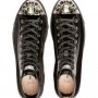 Sneakers alte in velluto Miu Miu inverno 2012