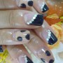 Nail art 2012 a pois foto decorazioni unghie