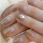 Decorazione unghie 2012 Nail art effetto nudo