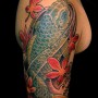 Foto tatuaggio carpa giapponese