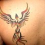 Tatuaggio fenice stilizzata