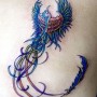 Tatuaggio fenice sulla spalla