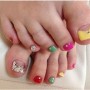 Foto nail art unghie piedi