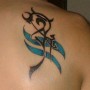 Foto Tatuaggio segno zodiacale acquario