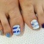 Foto nail art pedicure