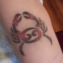 Foto tatuaggio segno zodiacale del cancro