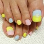 Immagine nail art unghie dei piedi