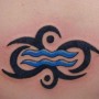 Tatuaggio segno zodiacale acquario