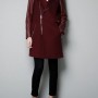 Cappotto Zara inverno 2013 con zip prezzo Euro 179