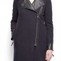 Cappotto con dettagli ecopelle Mango prezzo 139 99