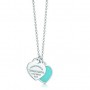 Catenina con due cuori mini Tiffany in argento euro 120