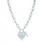 Collana con cuore e chiavetta Tiffany prezzo euro 470