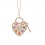 Pendente Tiffany con diamanti e pietre preziose prezzo euro 10300