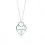 Pendente lucchetto a cuore in argento Tiffany prezzo euro 120