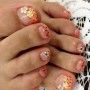 Idea decorazione unghie piedi nail art 2013