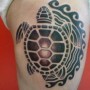 Tatuaggio polinesiano tartaruga