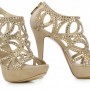 Tronchetto open toe con strass Loriblu 2013