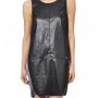 Abito con davanti in ecopelle e retro in satin Liu Jo inverno 2014 prezzo 99
