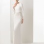 Abito da sposa a tubino con maniche lunghe 2014