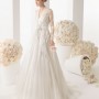 Abito da sposa con coprispalle a maniche lunghe 2014