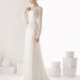 Abito da sposa con maniche lunghe velate 2014