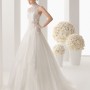 Abito da sposa con scollo americana 2014 Rosa Clara