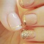 Elegante idea Nail Art Natalizia