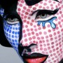 Make up viso Carnevale Pop art alla Andy Warhol