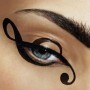 Trucco occhi Carnevale note musicali