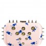 CLutch in raso stampato Pinko prezzo 120 euro