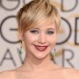 Jennifer Lawrence con capelli corti ai Golden Globe 2014