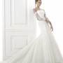 Abito da sposa con maniche lunghe velate 2015 mod Blade Pronovias