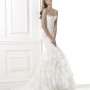 Sexy abito da sposa mezza sirena con balze 2015 mod Belinda