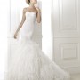 Sexy abito mezza sirena con balze 2015 mod Bayo Pronovias