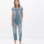 Tuta in denim Zara estate 2014 prezzo 59 95 euro