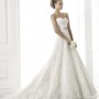 Vestito da sposa con scollo a cuore pre collezione 2015 Pronovias mod Basma