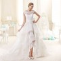 Abito da sposa corto davanti e lungo dietro 2015 collezione Nicole