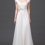 Delicato vestito da sposa con spalline 2015 collezione Alberta Ferretti mod Alnair