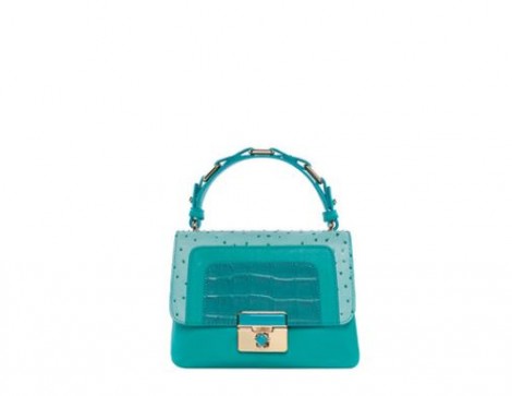 Milla s bag Lagoon di Marella estate 2014 color verde acqua prezzo 98 euro