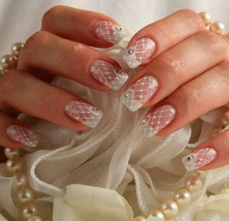 Nail Art Da Sposa Immagini