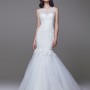 Abito da sposa 2015 mezza sirena con pizzo e tulle Blumarine