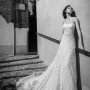 Abito da sposa in pizzo scivolato 2015