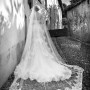 Abito da sposa mezza sirena in pizzo 2015 retro