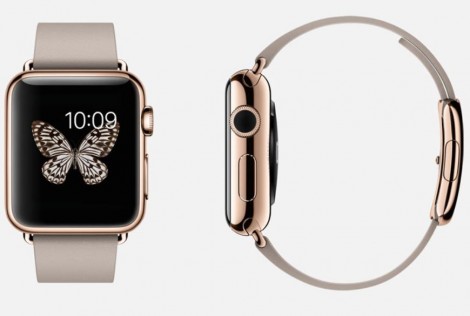 Apple Watch Edition in oro rosa con cinturino in pelle